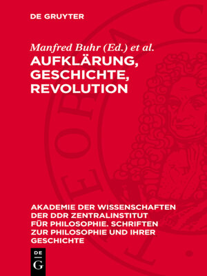 cover image of Aufklärung, Geschichte, Revolution